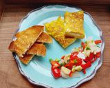 Pas rețetă Omletă cu cașcaval 3 fotografie
