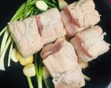 Hình bước làm 1 của món Thịt kho đông pha