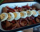 A picture of step 3 of Sig's Summer Sausage Salad.