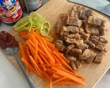 รูปขั้นตอนการทำที่ 4 ของ ผัดพริกแกงหมูกรอบ (หมูกรอบจากหม้อทอดไร้น้ำมัน)