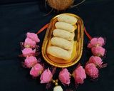 A picture of step 4 of Coconut Rolls.