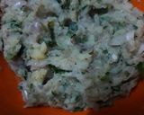 A picture of step 1 of Aloo pori.