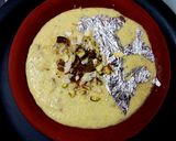 A picture of step 4 of Shahi Amritsari Phirni.