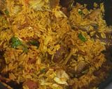 A picture of step 8 of Native fried rice.