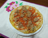 Foto del paso 3 de la receta: Pizza de queso Mozzarella con atún y zanahoria