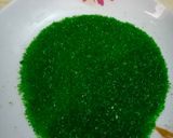 A picture of step 4 of Pakistan theme cake 🎂🎂.