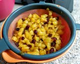 Foto del paso 2 de la receta: CRUMBLE De🍍Piña y🍒 Arándanos...!