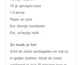 A picture of step 1 of Zuurkoolschotel zoete aardappel.