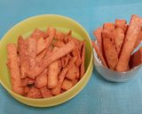 A picture of step 6 of Quinoa Flour Cheese Crispies --- A Tea-time Snack.