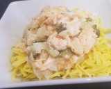 Foto del paso 4 de la receta: Pasta con restos de salmón en salsa cremosa