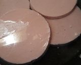 A picture of step 1 of Boiled Bologna Sandwiches thick cut.