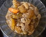 A picture of step 6 of Amla dryfruits murabba.