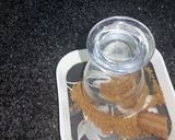 A picture of step 3 of Creamy chocolate custard with candi biscuit.