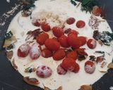 Une image de l'étape 4 de Saumon sauce épinard parmesan.