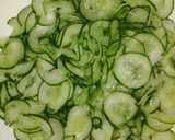 Uborka saláta recept fázis 1 fotója