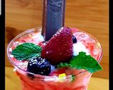 A picture of step 2 of Strawberry Shake.