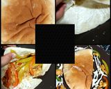 A picture of step 4 of Chicken masala in pita bread.