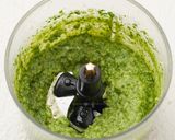 Foto langkah ke 4 dari resep Kale Pesto for Shrimp Spaghetti | Shrimp Spaghetti with Kale Pesto | Saus Kale.