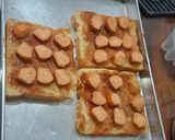 Foto langkah ke 2 dari resep Roti Tawar Pizza Simpel.