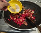Foto langkah ke 8 dari resep Tumis Bunga Turi Buah Naga Sere Lemo.