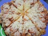 Pizza roti simple