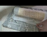 Foto langkah ke 8 dari resep Tiger skin Roll cake.