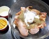 A picture of step 1 of Lemon black pepper chicken.