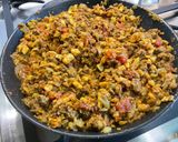 Une image de l'étape 19 de Aubergines farcies au bœuf, épices et légumes.