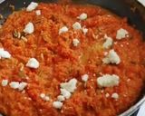 A picture of step 5 of Gajar halwa with gulab jamun twist.