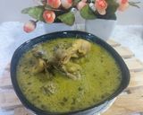 A picture of step 7 of Chicken Haryali.