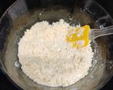 A picture of step 3 of Basbousa.