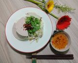 Hình bước làm 5 của món Bánh cuốn chả lụa