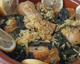 Foto del paso 6 de la receta: Pollo al limón con espinacas