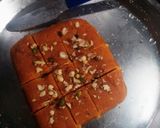 A picture of step 5 of Mohan burfi.