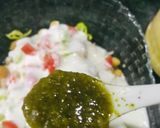 A picture of step 3 of Spicy chana chaat.