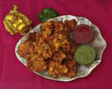 A picture of step 5 of Mix veg pakora.