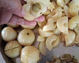 A picture of step 1 of Amla Gatagat.