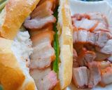 Hình bước làm 5 của món Bánh mì kẹp thịt xá xíu