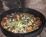 Foto del paso 7 de la receta: Osobuco al vino en disco de arado al fuego 🔥