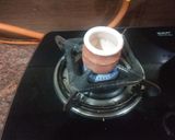 A picture of step 1 of Tandoori Chai.