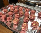 A picture of step 2 of Mini Meatballs w/ Mandarin Orange Garlic Tomatoes.