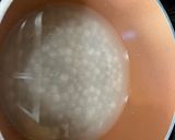 A picture of step 3 of Strawberry Boba Tea.
