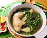 Hình bước làm 4 của món Đùi Gà Hầm Ngải Cứu, Táo Tàu & Gừng Non