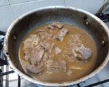 A picture of step 4 of Beef Masala.
