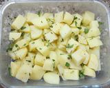 Foto del paso 2 de la receta: 🥔🌿Ensalada de papas con oliva a las hierbas frescas🥔Acompañamiento para preparar con anticipación🌿🥔