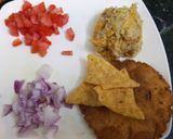 A picture of step 6 of Taco Bell crunchy wrap.