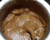A picture of step 3 of Eggless biscuits walnut brownie.