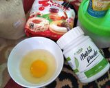 Foto langkah ke 1 dari resep Matcha Macarons Part 2 dengan Creamcheese Filling.