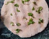 A picture of step 4 of Stuffed paneer paratha with barley flour.
