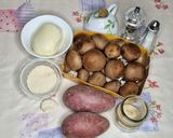 Foto del passaggio 1 della ricetta Patate e funghi in coccio